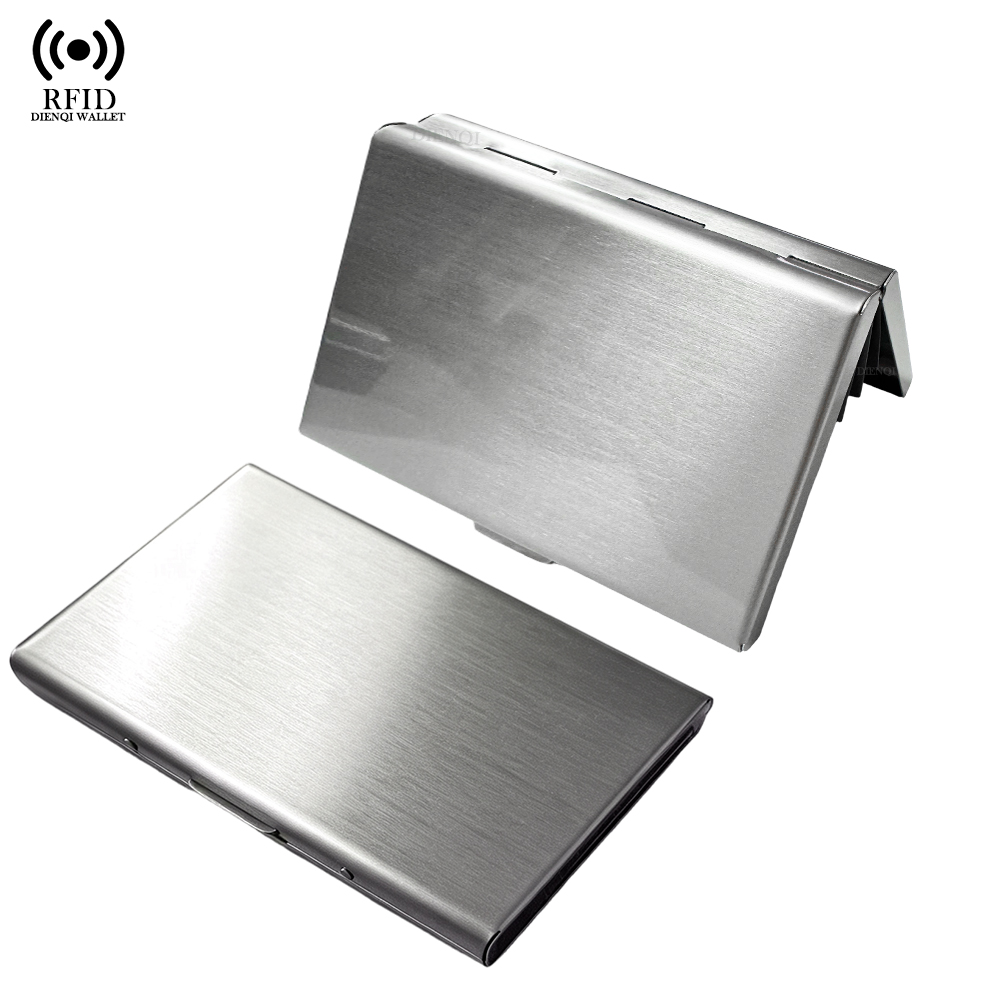 Card Top Loader - Portfele na karty RFID, aluminiowe etui