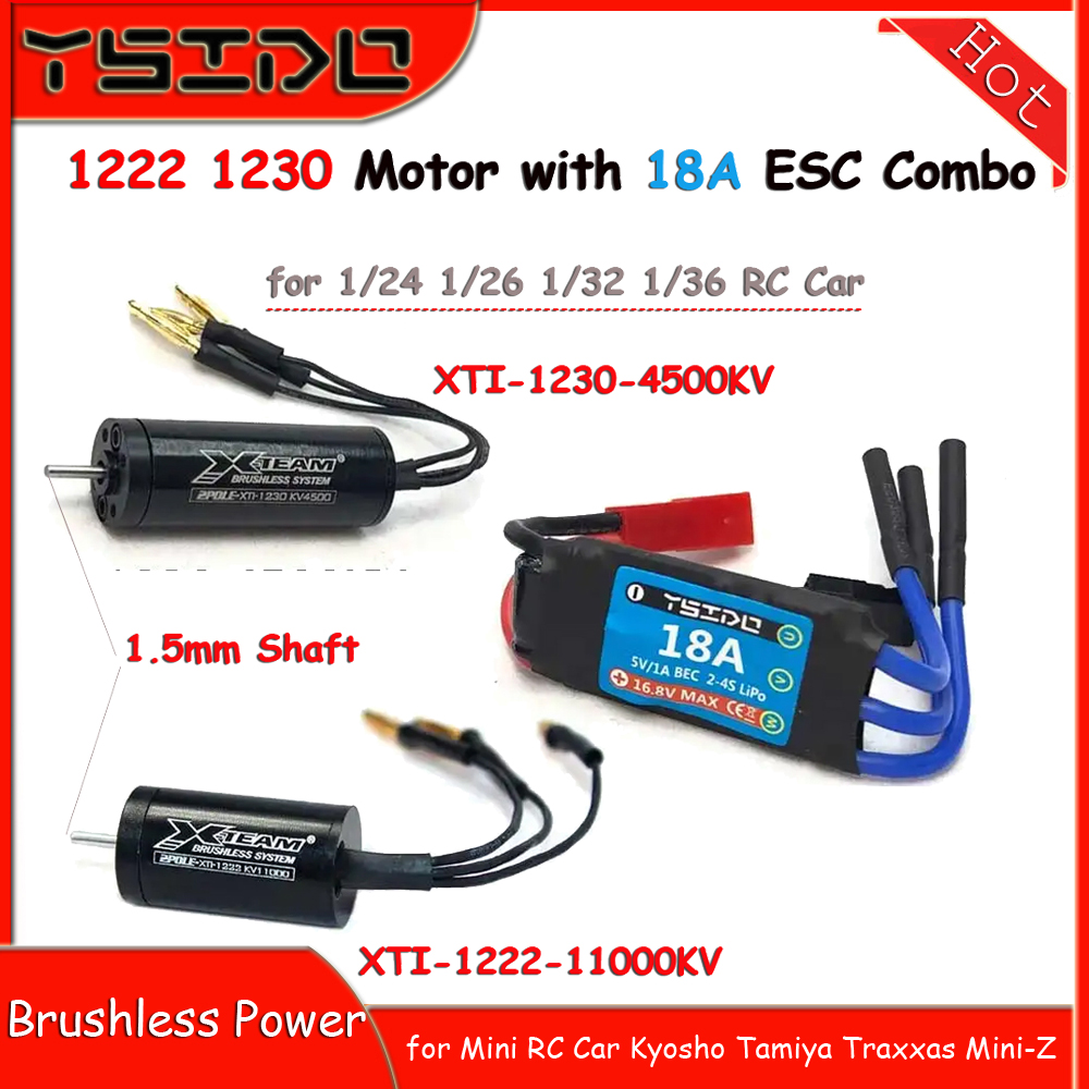 Tamiya Model Rc Car - X-TEAM 1222 11000KV 1230 4500KV Mini