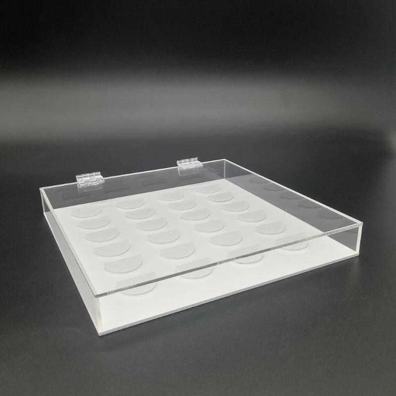 Display Case Acrylic - G99E 12 par sztuczne rzęsy przezroczysty